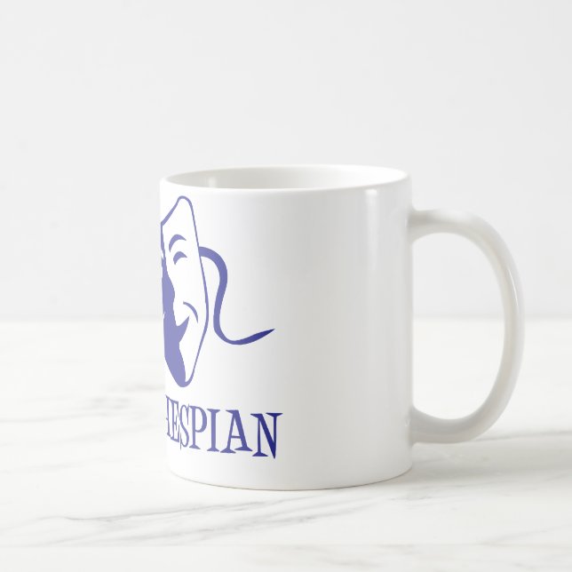 thespianblått kaffemugg (Höger)