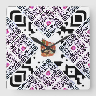 #thesurfingmermaid_Florida Fyrkantig Klocka