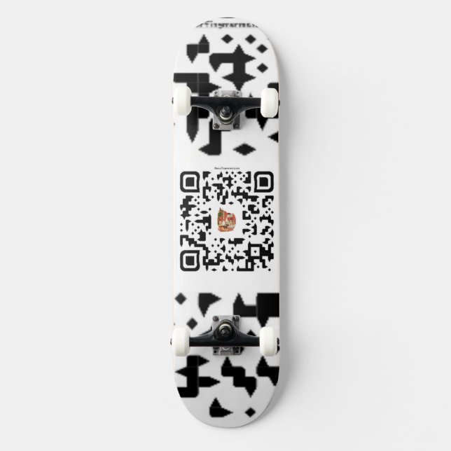 #thesurfingmermaid_Florida Mini Skateboard Bräda 18,5 Cm (Framsida)