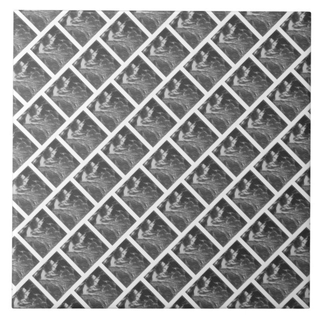 #THESURFINGMERMAID @ MAGHIE.ORG #CERAMICS KAKELPLATTA (Framsidan)