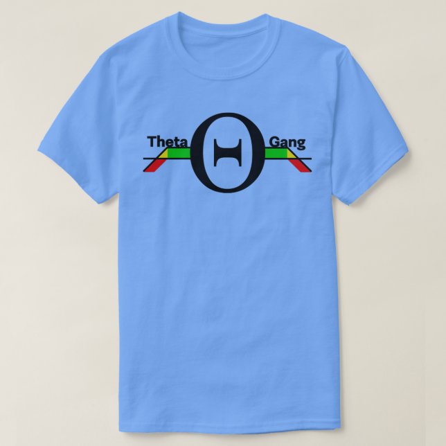 Theta Gang Sleek Design for Traders T Shirt (Design framsida)