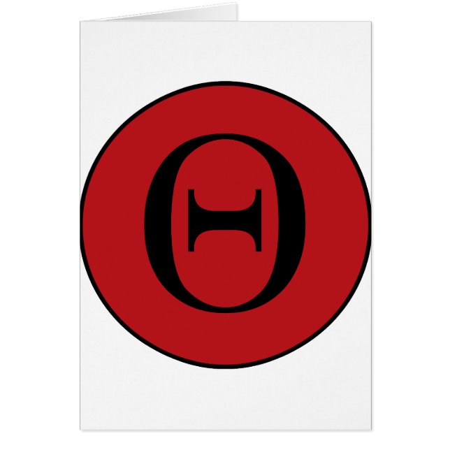 Theta Hälsningskort (Framsidan)