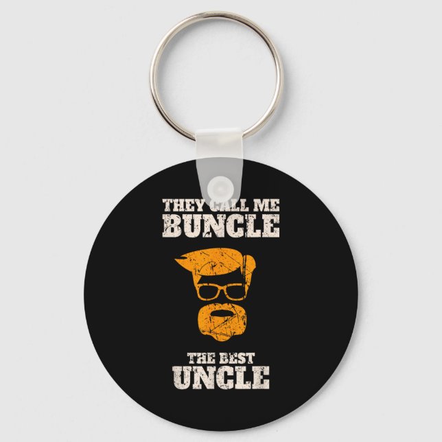 They Call Me Buncle The Uncle Shirt  Nyckelring (Framsida)