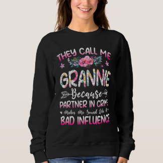 They Call Me Grannie Because Partner In Crime Moth T Shirt