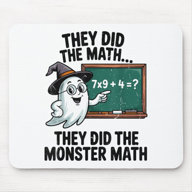 They Did Monster Math Teacher Halloween Costume Ma Musmatta (Framsidan)