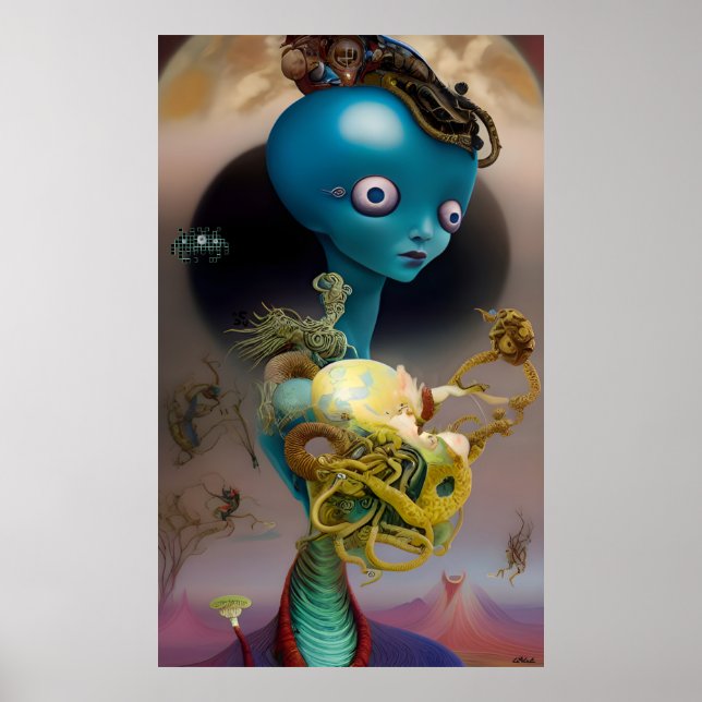 They Say There's No Place for Art Like This Poster (Framsidan)