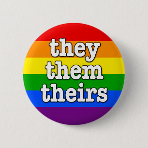 "they/them/theirs" button knapp