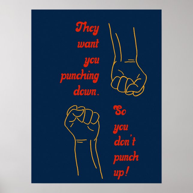 They want you punching down poster (Framsidan)