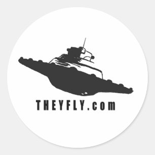 Theyfly Runt Klistermärke