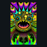 They're Feeding Us Poster<br><div class="desc">They're Feeding Us.  2025,  Ken Gage.  Digital art: pop surrealism.</div>