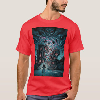 Theyre Here Reimagined Poltergeist Horror Poster f T Shirt