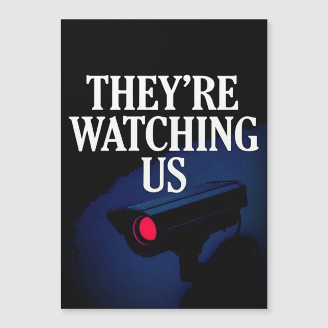 THEY'RE WATCHING US  (Framsida)