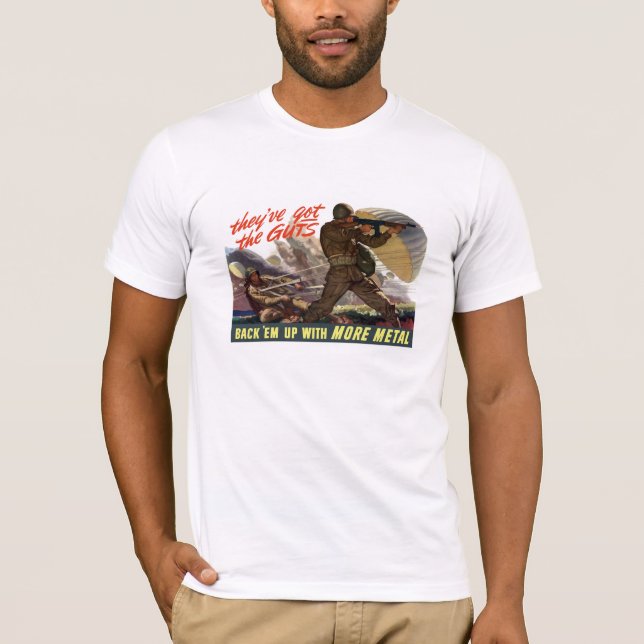 They've fick innanmätet -- WW2 Tee Shirt (Framsida)