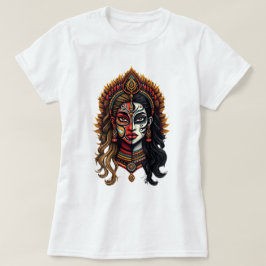 Theyyam-Kathakali Fusion - A Firande i Kerala T Shirt