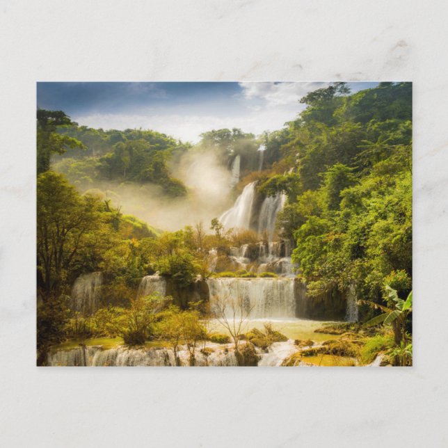 Thi Lor Su Waterfall | Thailand Vykort (Framsida)