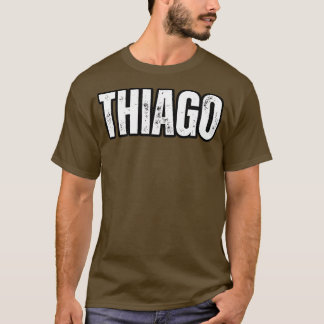 Thiago Namn Gift Birthday Helgdag årsdag T Shirt