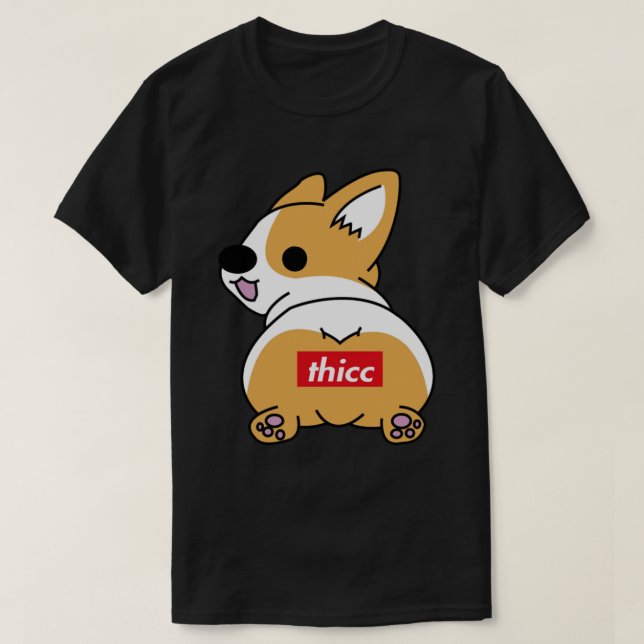 Thicc Corgi Butt Essential T-Shirt (Design framsida)