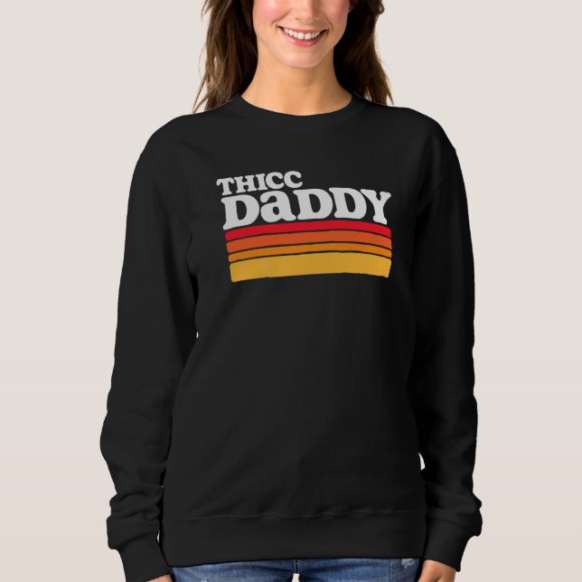 Thicc pappa Retro Big Boy T Shirt (Framsida)