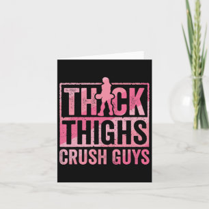 Thick Thighs Crush Killars Funny Gym Workout Bodyb Kort