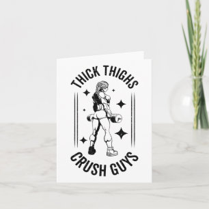 Thick Thighs Crush KillGym Workout Fitness Bodybu Kort