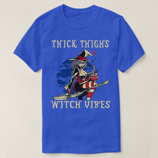 Thick Thighs Witch Vibes Ramen Noodle Costume Hall T Shirt (Design framsida)