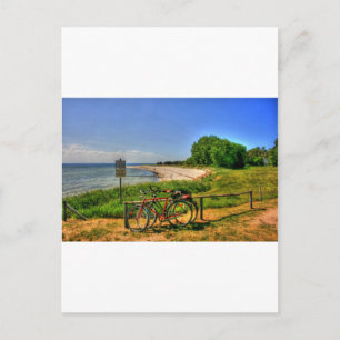 Thiessow Beach på Ruegen Island Vykort
