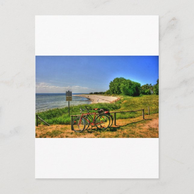 Thiessow Beach på Ruegen Island Vykort (Framsida)