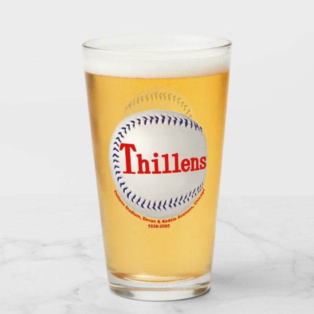 Thillens Stadium, Chicago, Illinois Glaskopp (Framsida fylld)