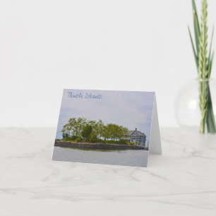 Thimble Island Notecard Kort