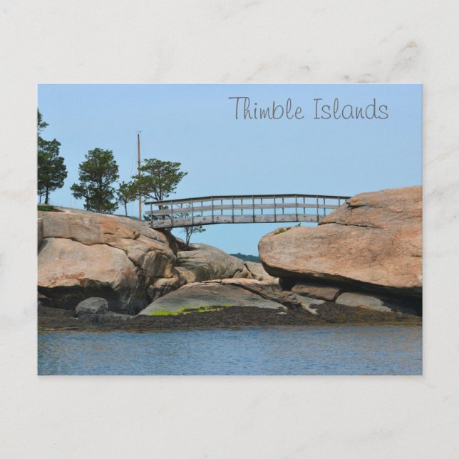 Thimble Island Postcard Vykort (Framsida)