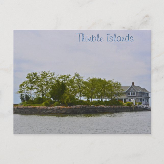 Thimble Island Postcard Vykort (Framsida)