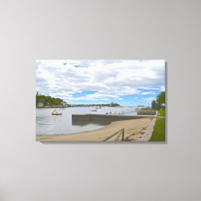 Thimble Island Wrapped Canvas (Framsida)