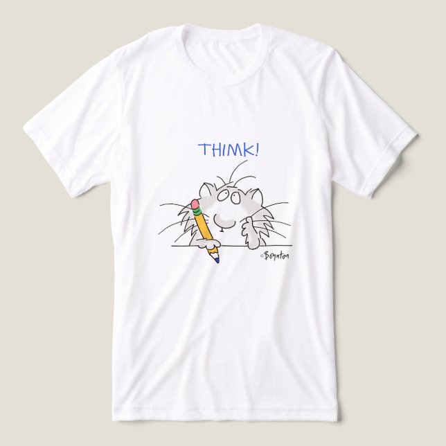 THIMK! av Boynton! Tee (Design Framsida)
