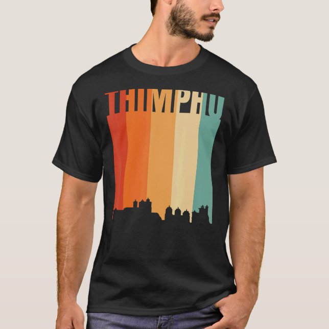 Thimphu Skyline T Shirt (Framsida)