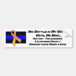 Thin_Blue_Line 2000px-Orange_ribbon_svg, hans B… Bildekal