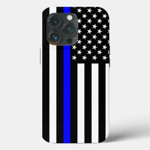 Thin Blue Line American Flagga Decor