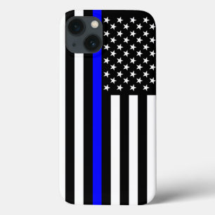 Thin Blue Line American Flagga Decor