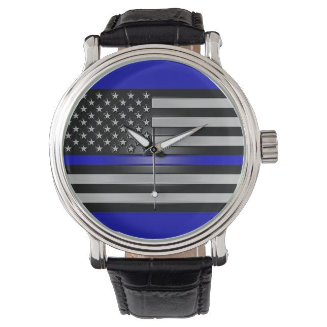 THIN BLUE LINE ARMBANDSUR (Framsida)