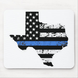 Thin Blue Line flagga Texas Musmatta