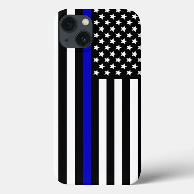 Thin Blue Line.flagga USA (Baksida)