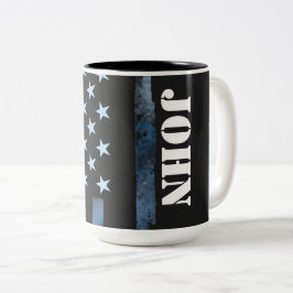 Thin Blue Line NAMN Mugg