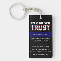 Thin Blue Line Police PRAYER US Tillsatta lagar