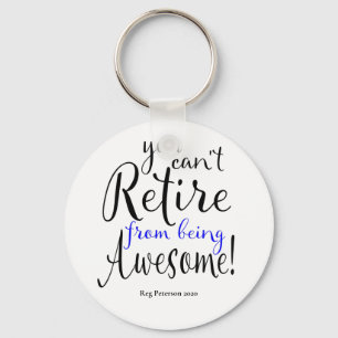 Thin Blue Line Polisen Pension Nyckelring