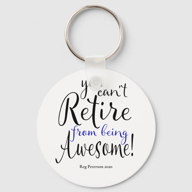 Thin Blue Line Polisen Pension Nyckelring (Framsida)