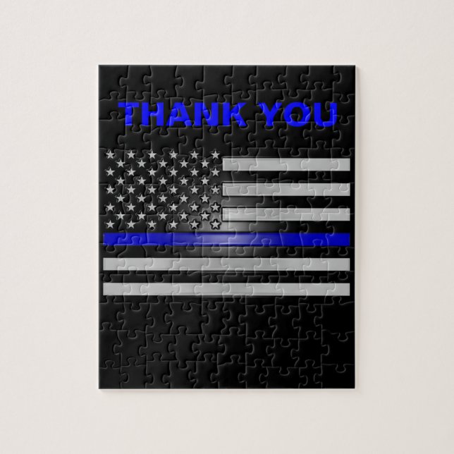 THIN BLUE LINE PUSSEL (Vertikal)