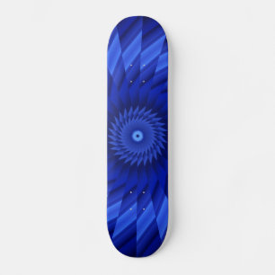 Thin Blue Line Starburst Skateboard Bräda 21,5 Cm