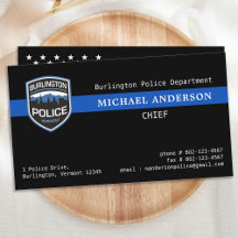 Thin Blue Line Tillsatta lagar Anpassningsbar Logo