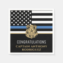 Thin Blue Line Tillsatta lagar polis Pension