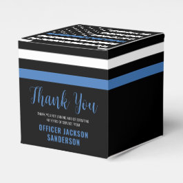 Thin Blue Line Tillsatta lagar polis Pension Presentaskar