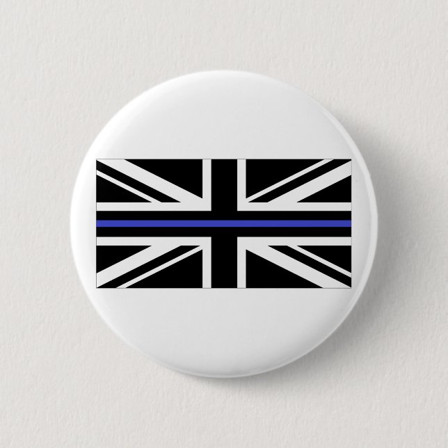 Thin Blue Line UK Police Knapp (Framsida)